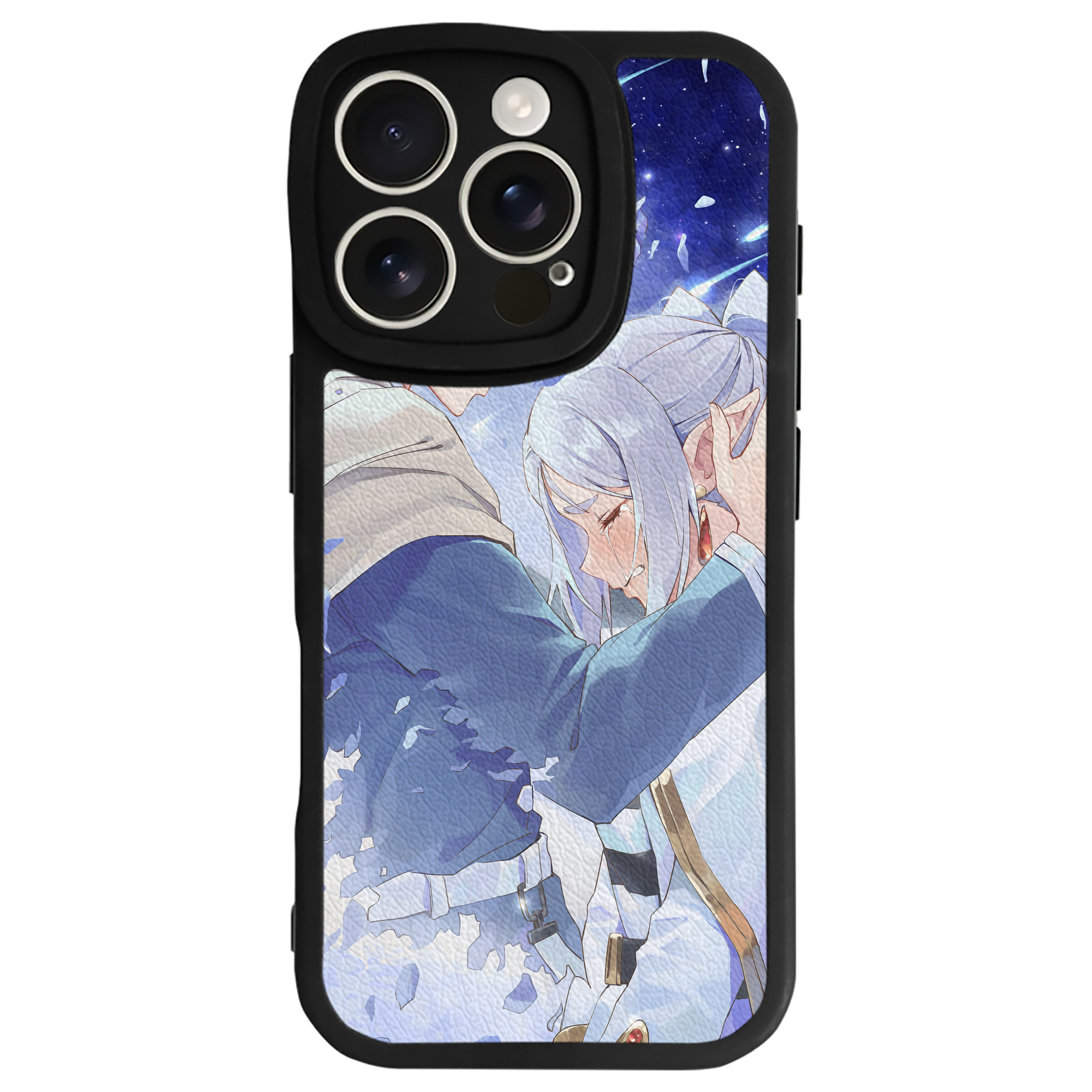 （画像用） 葬送のフリーレン Frieren 【iPhone 16シリーズ対応】シリコンスマホケース（レザー調） 材質：シリコン